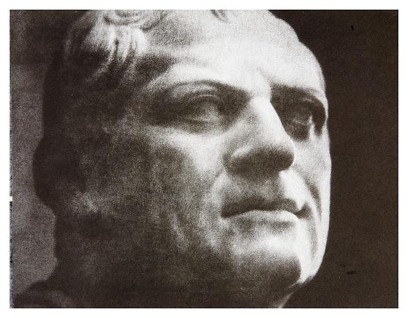 Roman Bust image 10x10